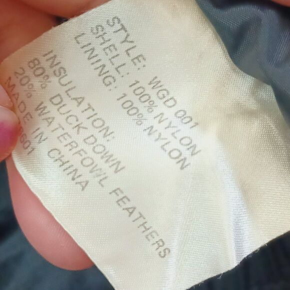 GRAND TARGHEE Black  Duck Down Cropped Snow Spirit Jacket 7 Vintage 1980's - Picture 2 of 10